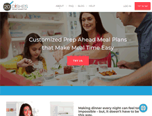 Tablet Screenshot of 20dishes.com